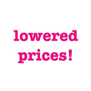Lots of prices have been lowered in my closet! Come check it out!